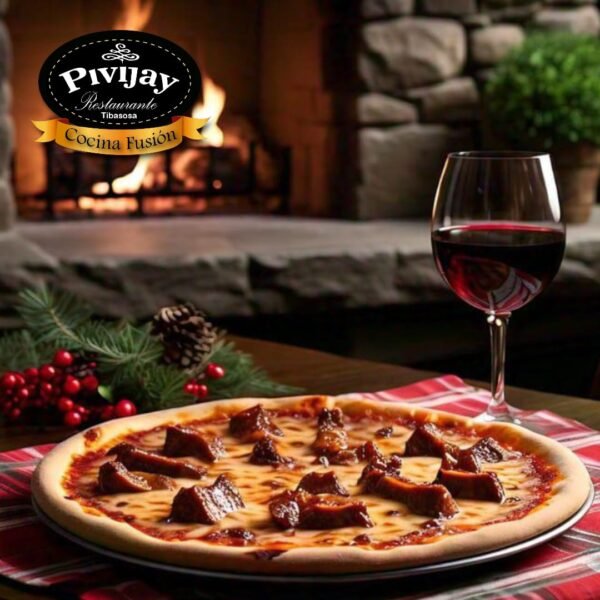 Pizza Costillitas BBQ
