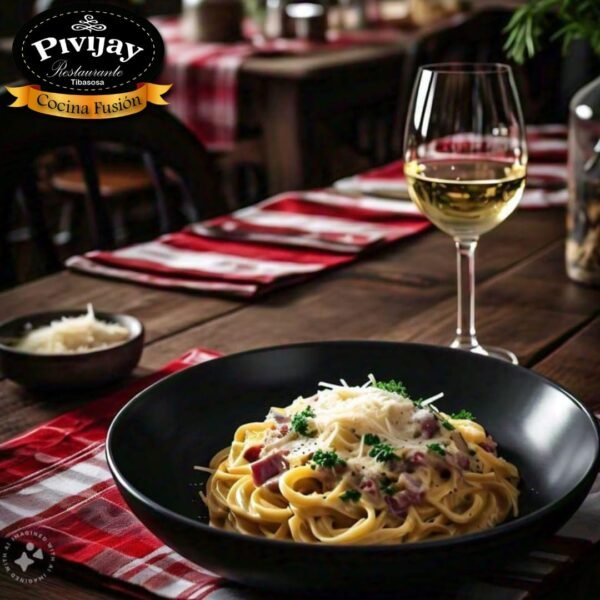 Tallarines carbonara